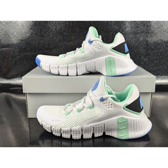 Nike Free Metcon 4 White Mint Foam Athletic Sneaker Gym Women's Size 9 N… - Picture 2 of 8